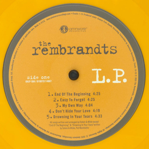 L.P. (Opaque Yellow Vinyl) [RSD25 EX] - Rembrandts, The