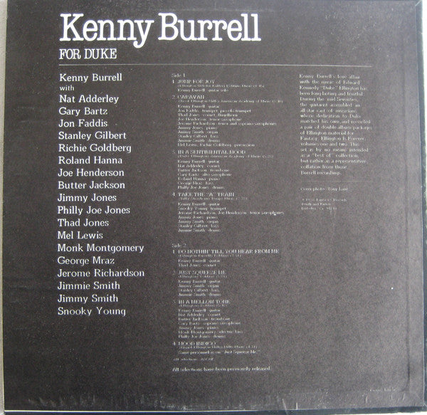 For Duke  - Burrell, Kenny