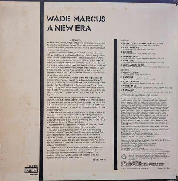 A New Era - Marcus, Wade