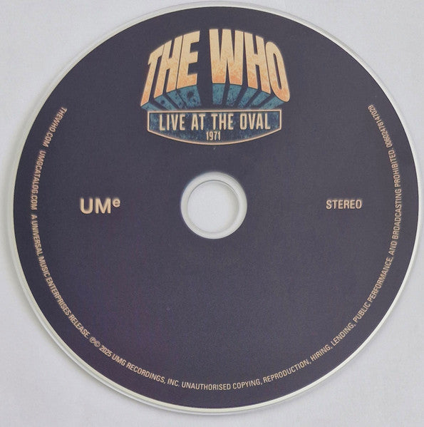 Live At The Oval 1971 - Who