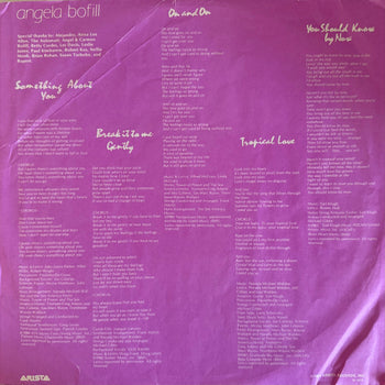 Something About You - Bofill, Angela