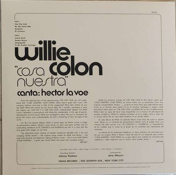 Cosa Nuestra - [180g Black] - Willie Colon & Hector Lavoe