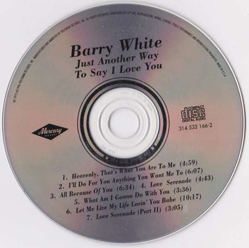 Just Another Way To Say I Love You - White, Barry