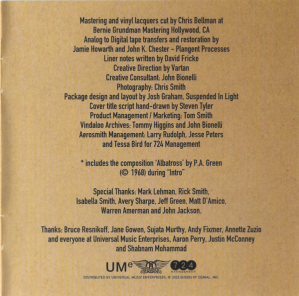 1971: The Road Starts Hear - Aerosmith