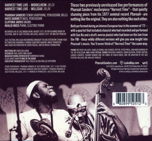 Pharoah - Sanders, Pharoah