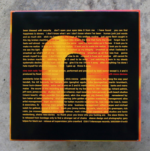 Broken: Definitive Edition [LP+7in] - Nine Inch Nails