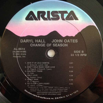 Change Of Season - Hall, Daryl & John Oates