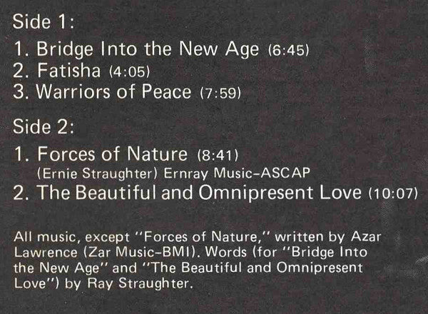 Bridge Into The New Age - Lawrence, Azar