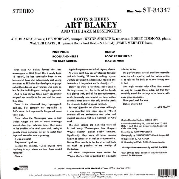 Roots And Herbs - Blakey, Art & The Jazz Messengers