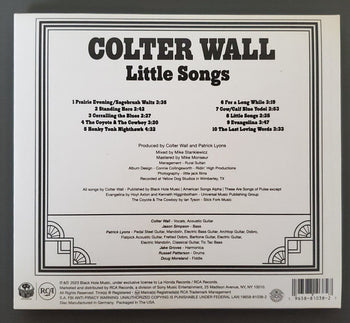 Little Songs - Colter Wall [CD]