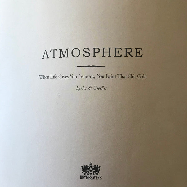 When Life Gives You Lemons - Atmosphere