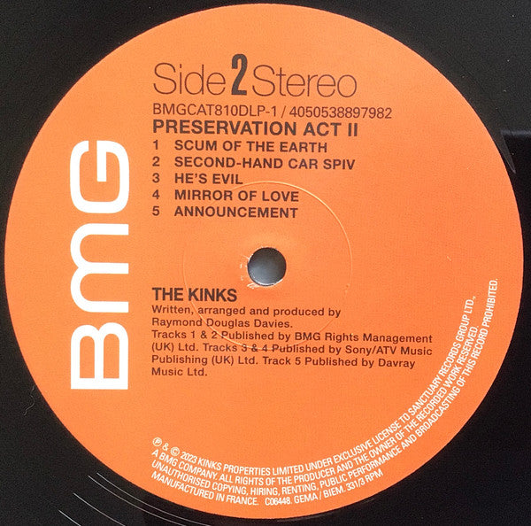 Preservation Act 2 - Kinks, The