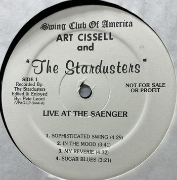 Live At The Saenger  - Cissell, Art
