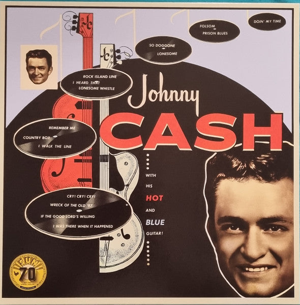 With His Hot And Blue Guitar: Sun Records 70th / Remastered 2022 [LP] - Johnny Cash