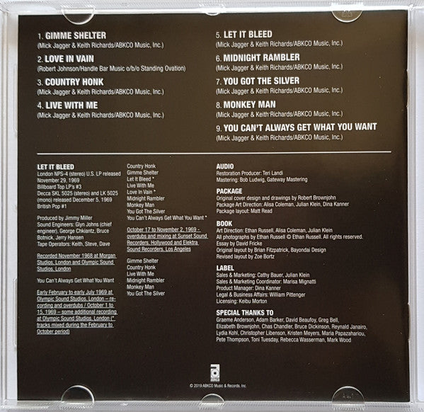 Let It Bleed (50th Anniversary Edition) - Rolling Stones, The