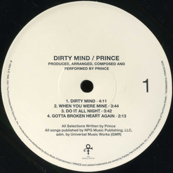Dirty Mind - Prince