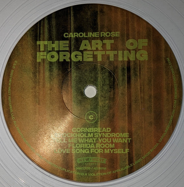 The Art Of Forgetting - Rose, Caroline