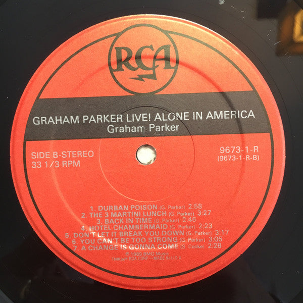 Live! Alone In America - Parker, Graham