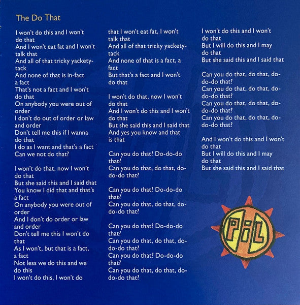 End Of World - Public Image Ltd