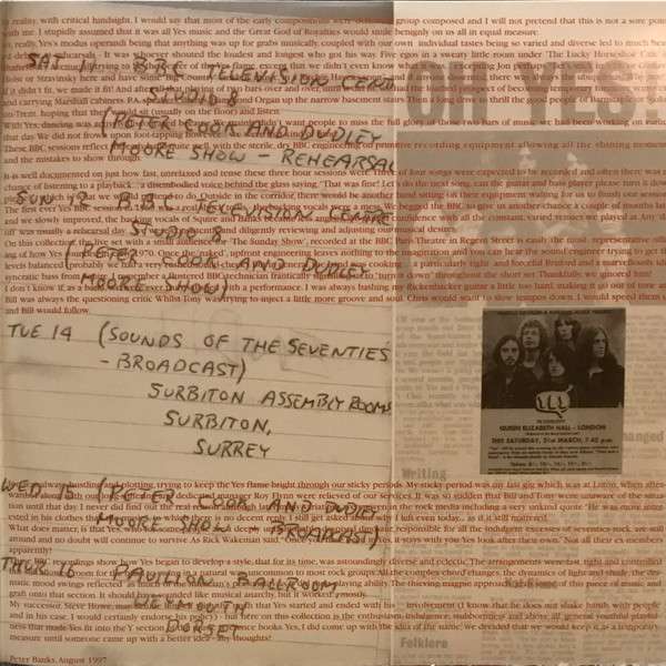 Beyond & Before - Bbc Recordings 1969-1970 - Yes