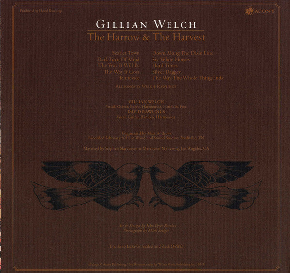 Harrow & Harvest - Welch, Gillian