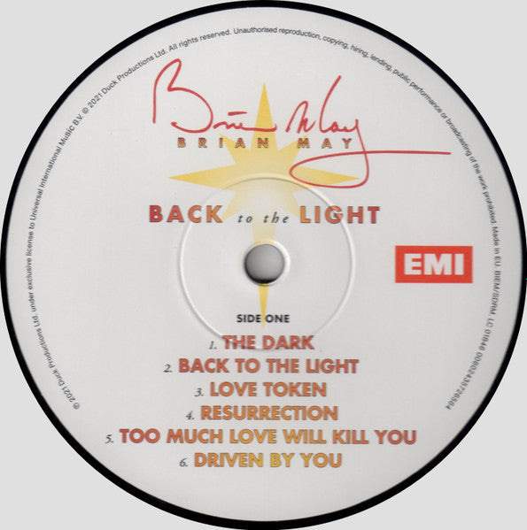 Back To The Light - May, Brian