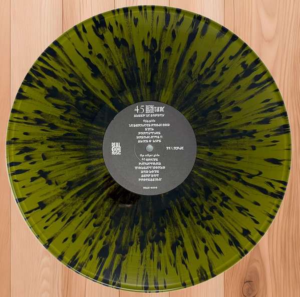 Sleep In Safety - Green With Black Splatter (Blk) - 45 Grave [LP]
