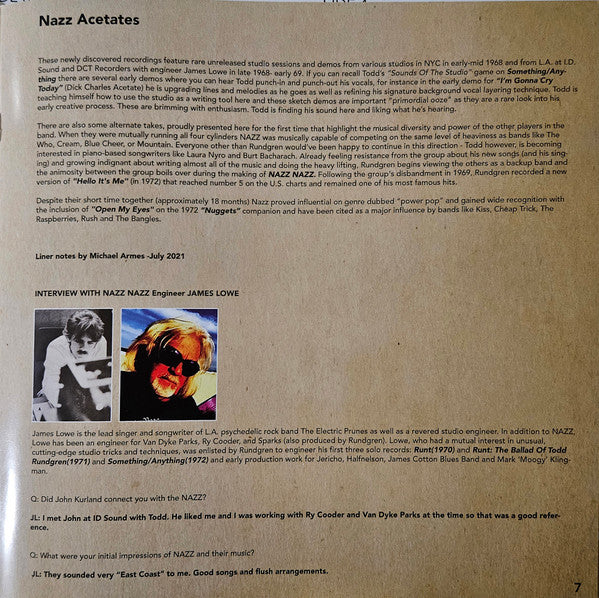 Lost Masters & Demos - Nazz