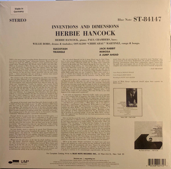 Inventions & Dimensions - Hancock, Herbie