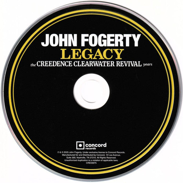 Legacy: the Creedence Clearwater Revival years - Fogerty, John