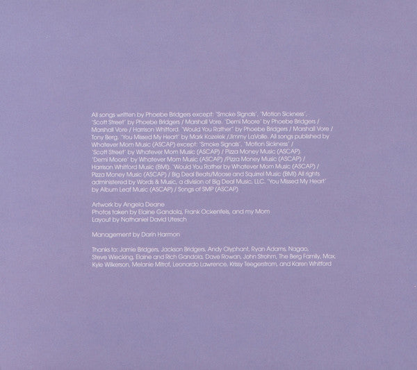 Stranger In The Alps - Phoebe Bridgers [CD]