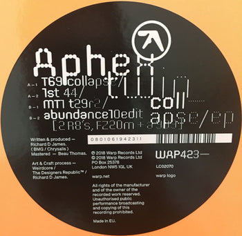 Collapse Ep - Aphex Twin