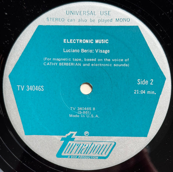 Electronic Music - Cage, John