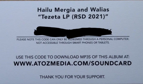 Tezeta - Mergia, Hailu & The Walias