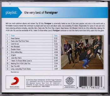 Playlist: Very Best of - Foreigner [CD]