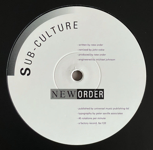 Sub-Culture (2022 Remaster) - New Order