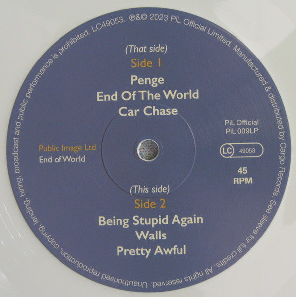 End Of World - Public Image Ltd