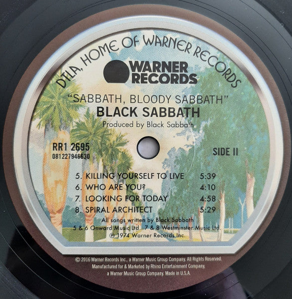 Sabbath Bloody Sabbath [180 Gram Limited Edition Vinyl] - Black Sabbath