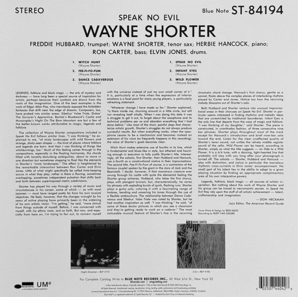 Speak No Evil - Shorter, Wayne