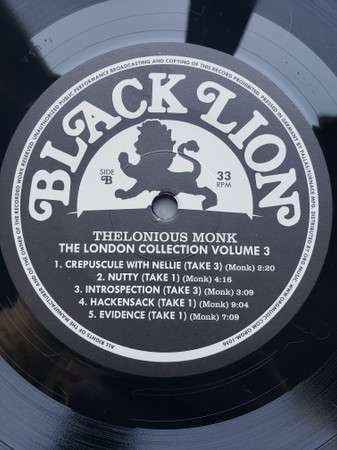 The London Collection Vol. 3 - Monk, Thelonious