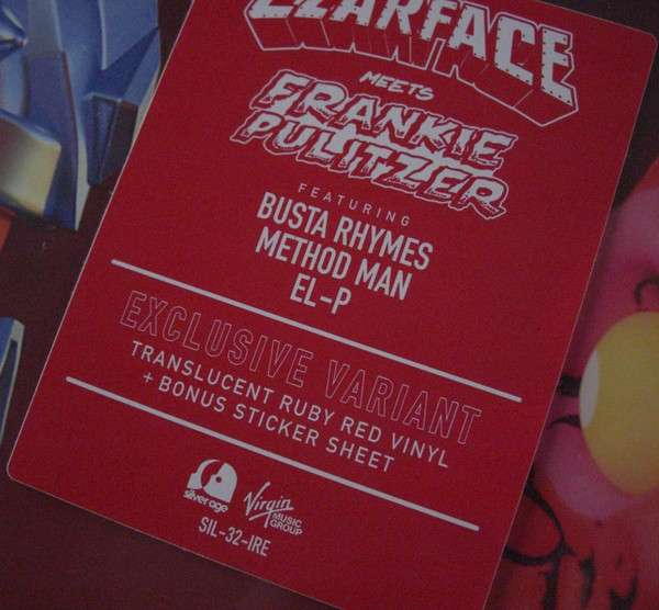 Pre-Order: Czarface Meets Frankie Pulitzer [Indie Exclusive Ruby Red] - Czarface