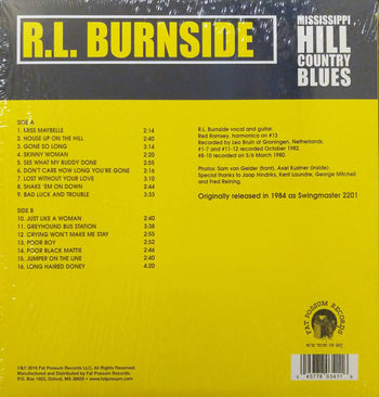 Mississippi Hill Country Blues - Burnside, R.L.