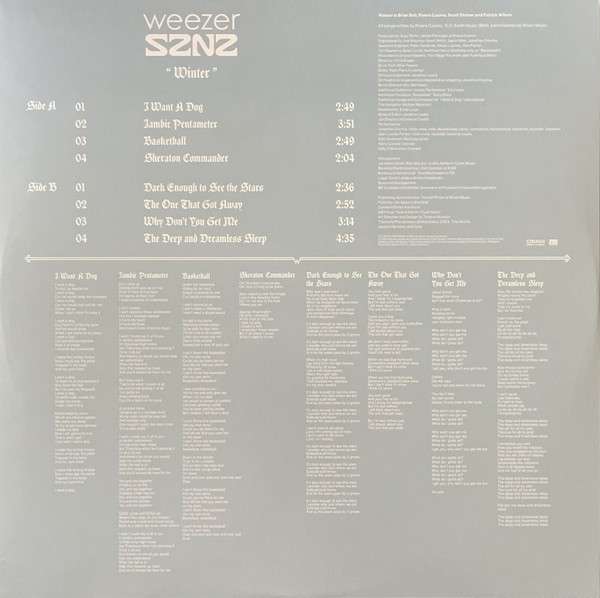SZNZ: Winter - Weezer