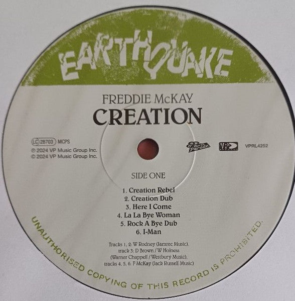 Creation - McKay, Freddie