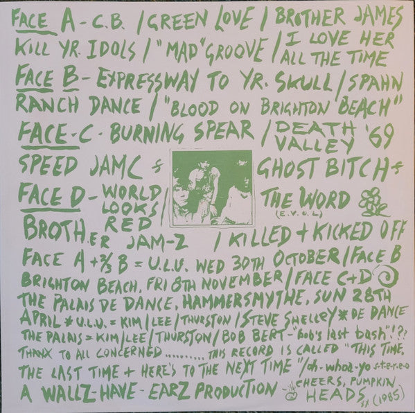 Walls Have Ears - Sonic Youth