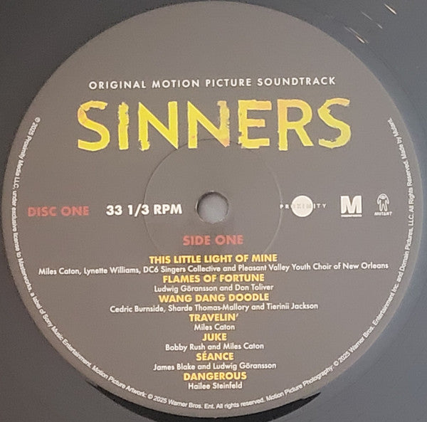 Sinners Soundtrack - Sinners O.S.T. [LP]