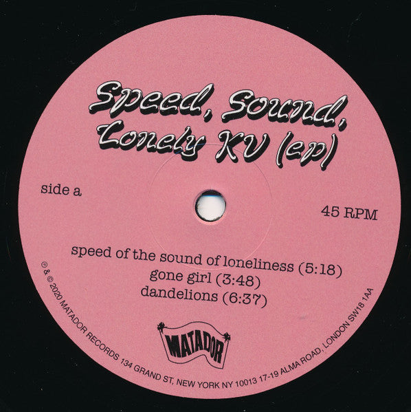 Speed, Sound, Lonely Kv - Vile, Kurt