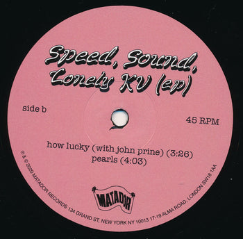Speed, Sound, Lonely Kv - Vile, Kurt