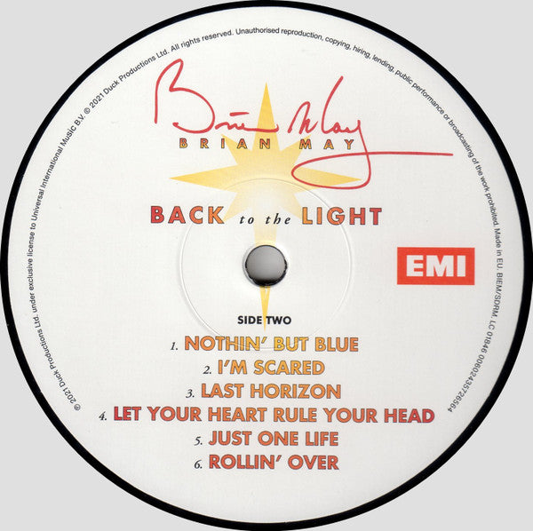 Back To The Light - May, Brian