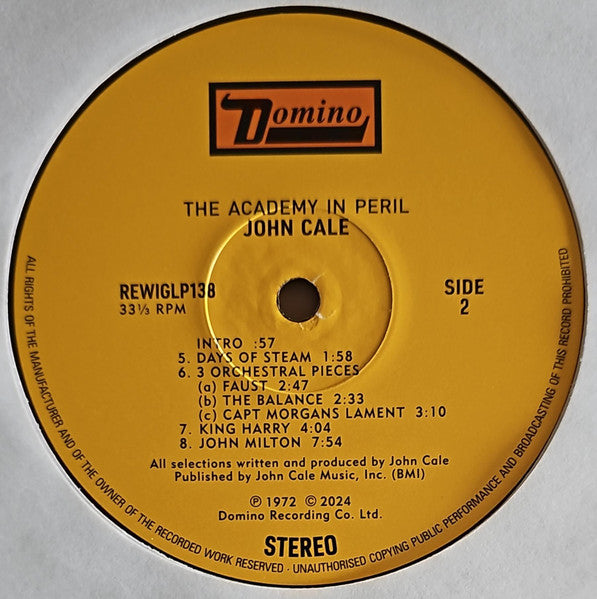 The Academy In Peril - Cale, John